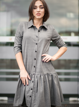 Gray California Dress